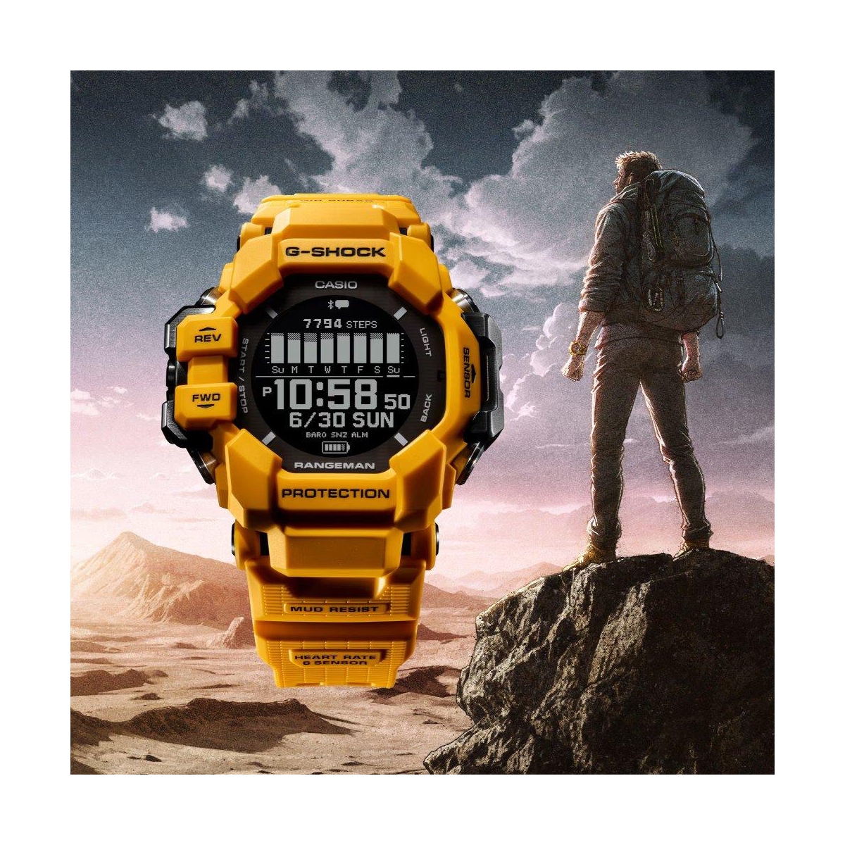 ZEGAREK G-SHOCK MASTER OF G RANGEMAN