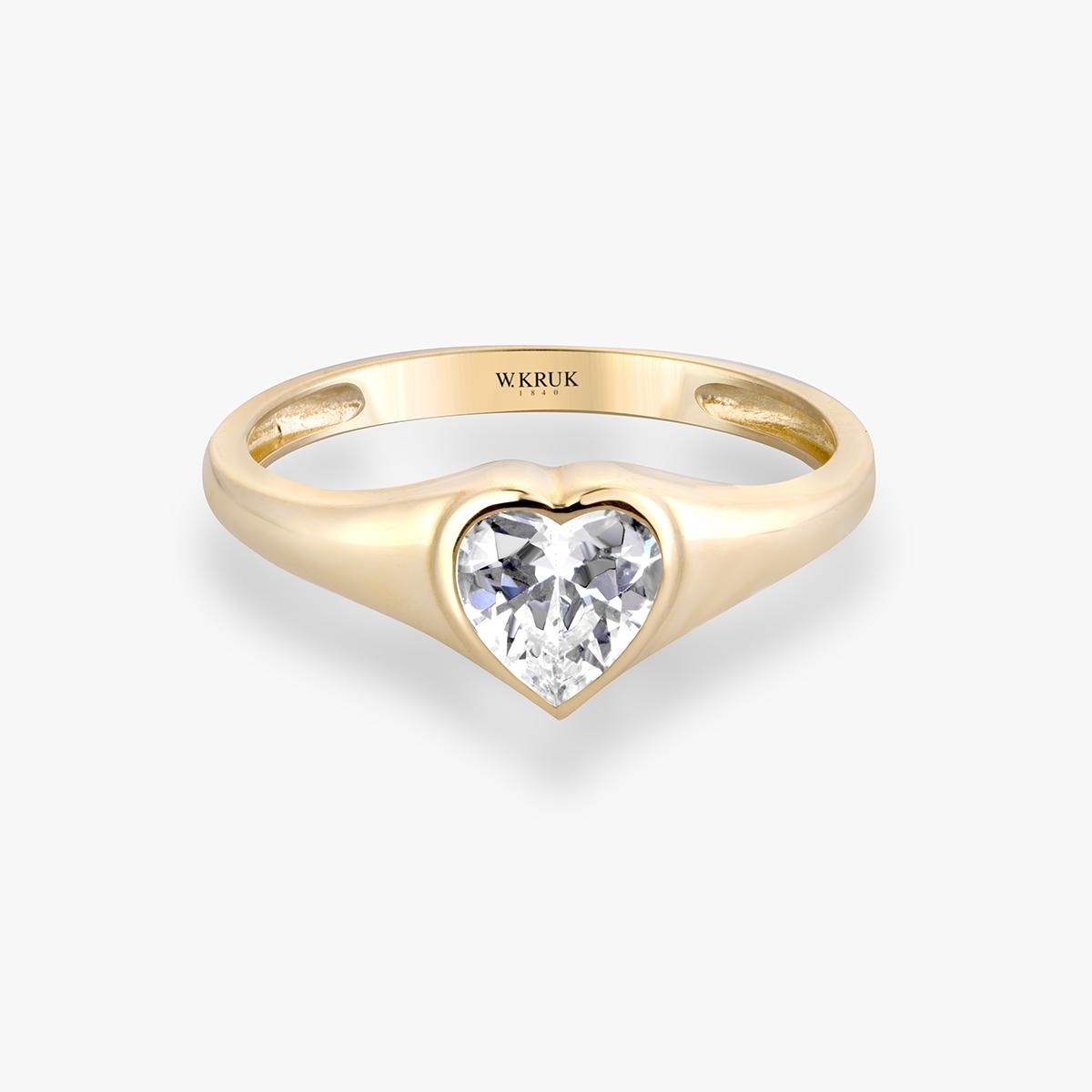 Pierścionek złoty Lollipop