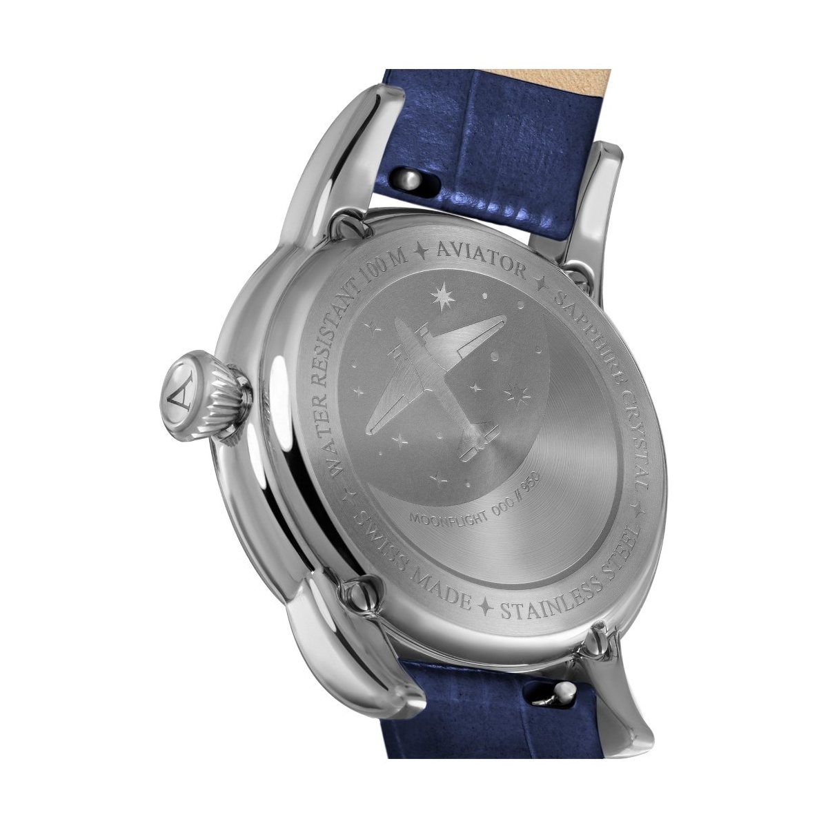 ZEGAREK AVIATOR DOUGLAS MOONFLIGHT DIAMOND EDITION