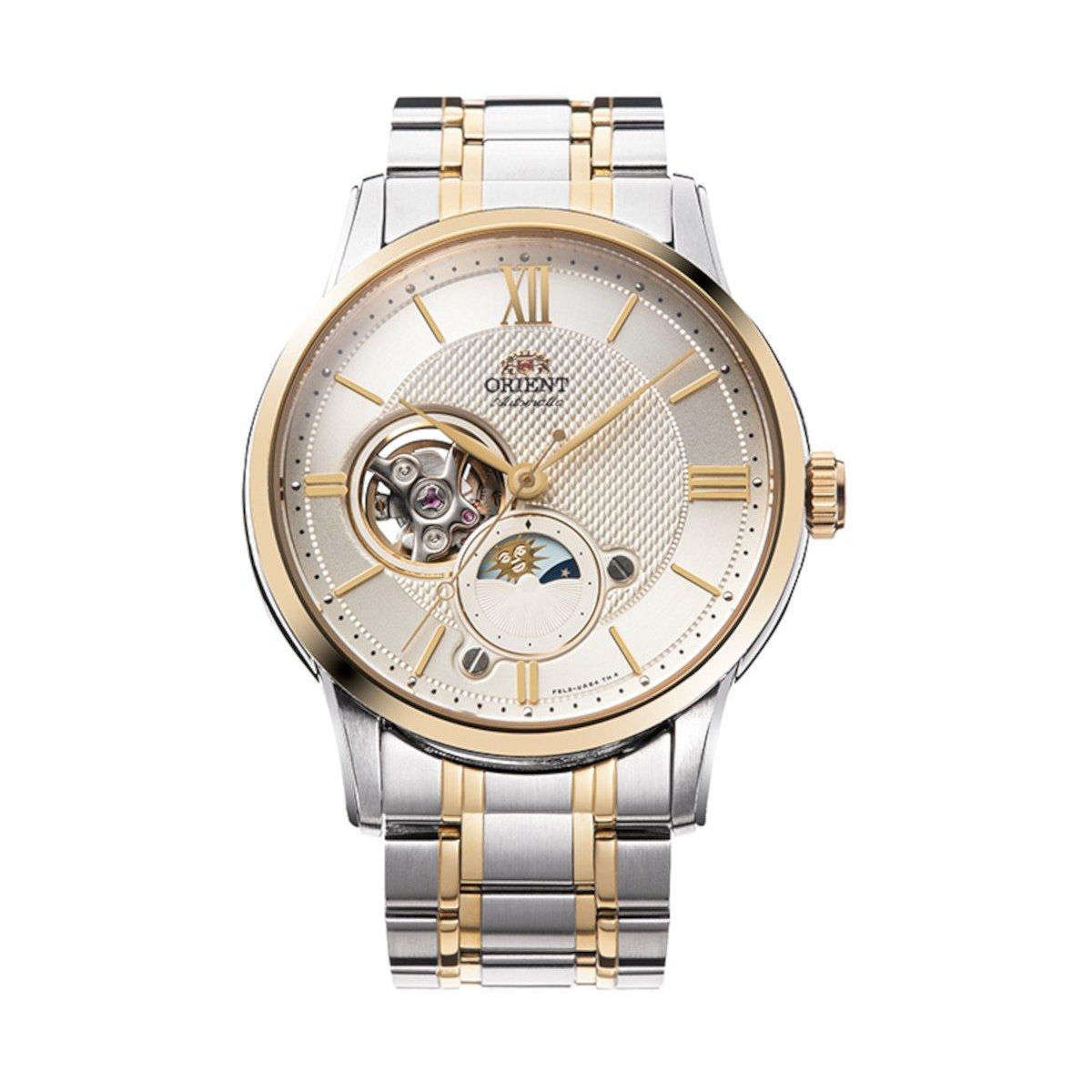 ZEGAREK ORIENT CONTEMPORARY SUN & MOON OPEN HEART