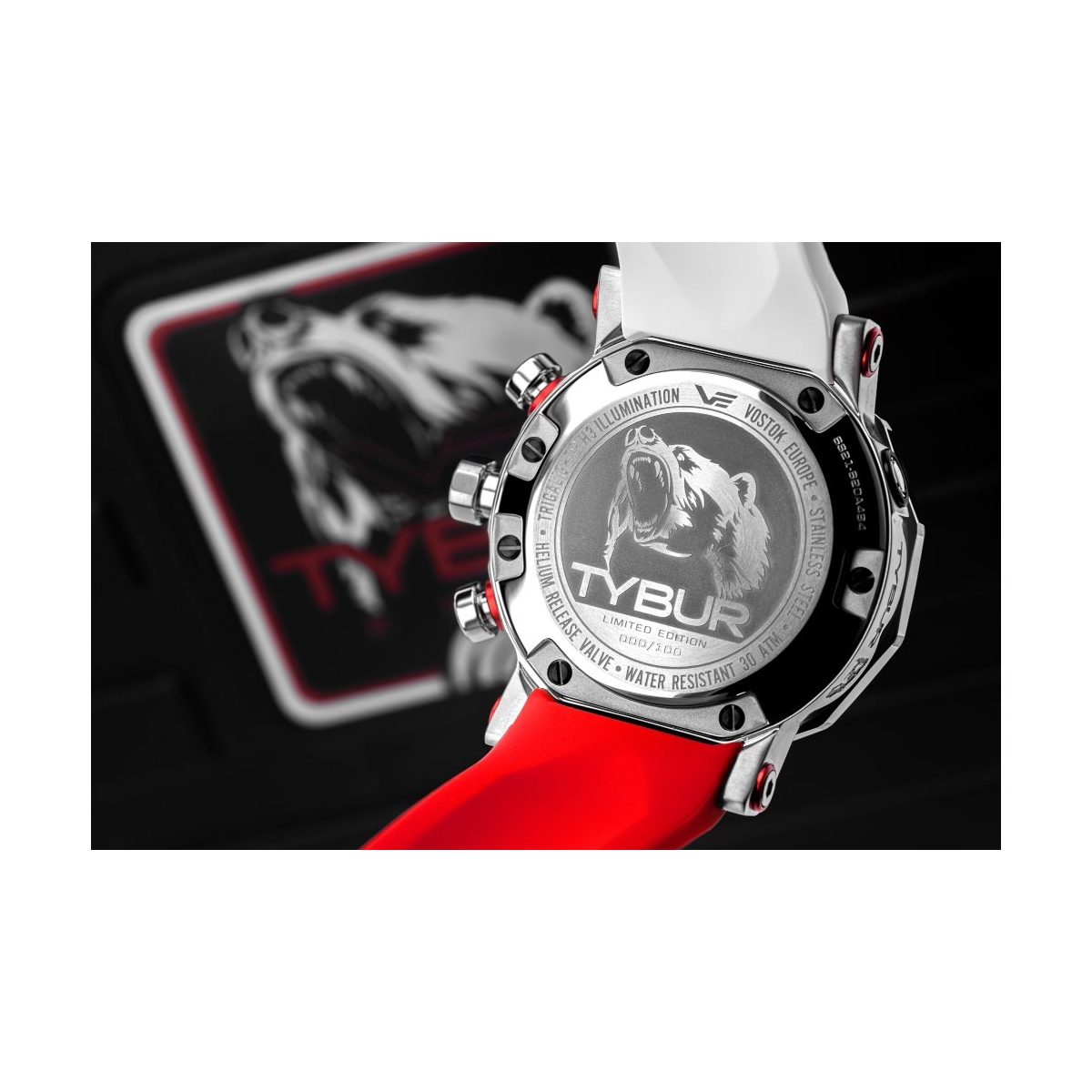 ZEGAREK VOSTOK EUROPE LUNAKHOD-2 CHRONO MARCIN TYBURA TYBUR LIMITED EDITION 2025