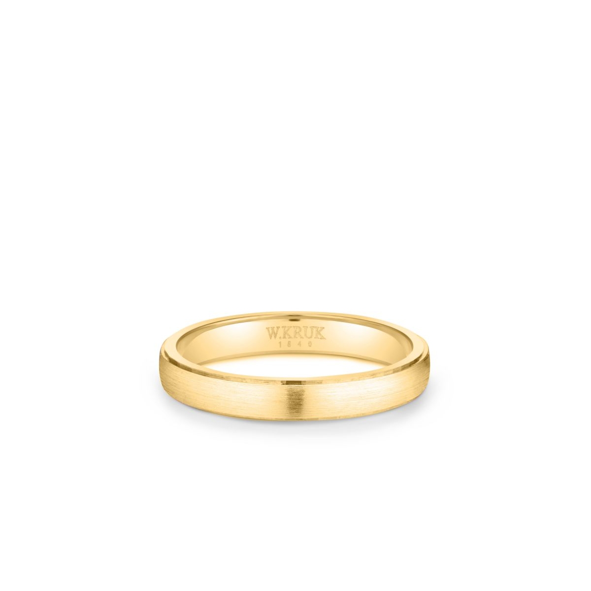 Obrączka złota GRASO męska