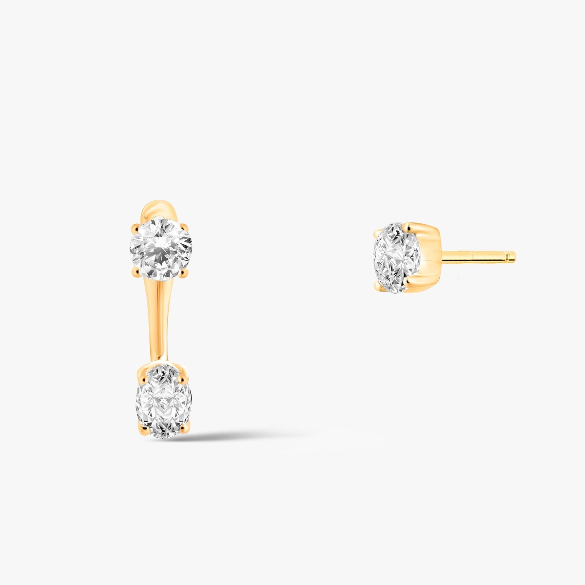 Kolczyki złote Nuova