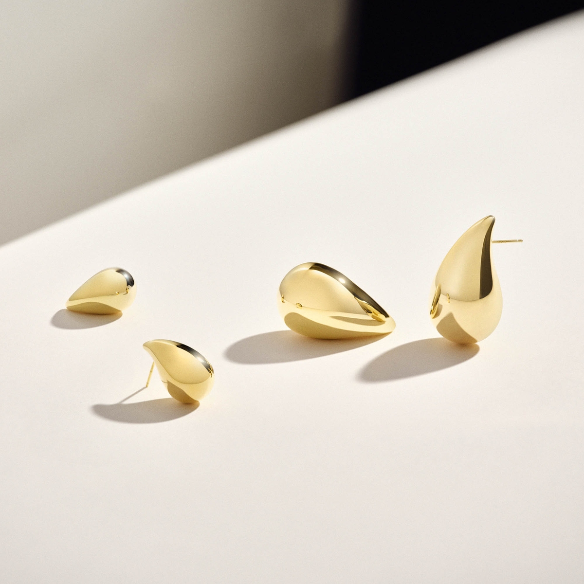 Kolczyki srebrne pozłacane