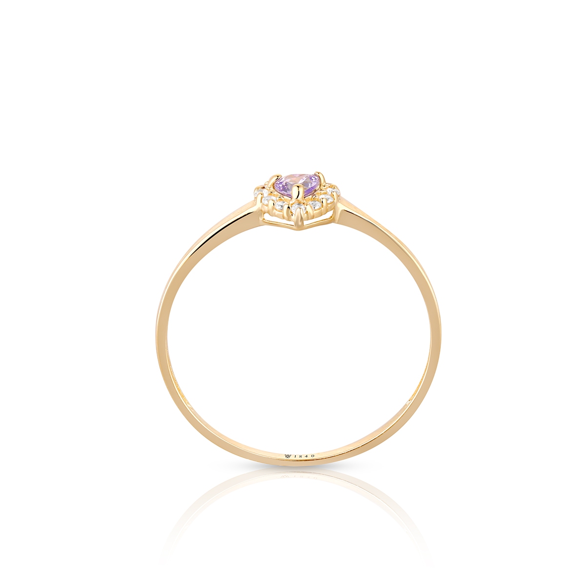 Pierścionek złoty Lollipop