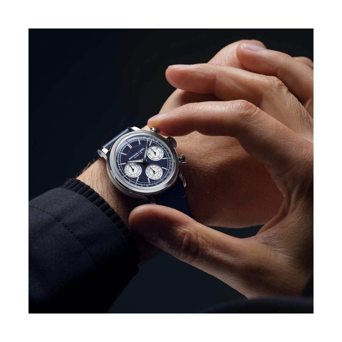 ZEGAREK RAYMOND WEIL MILLESIME TRI-COMPAX CHRONOGRAPH