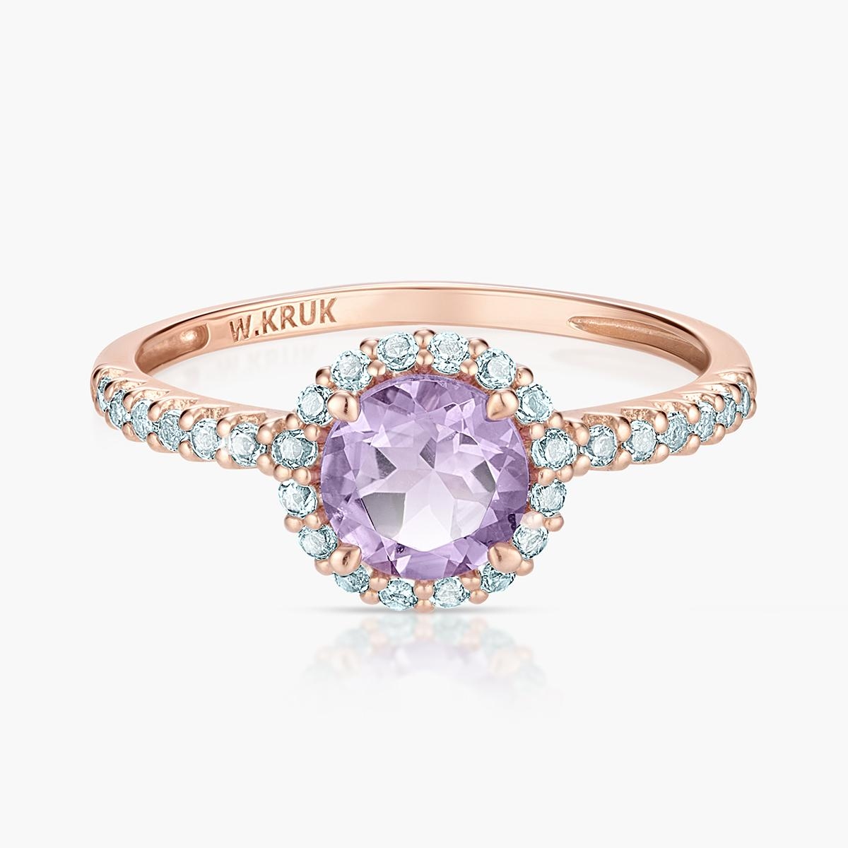 Pierścionek złoty Maria Antonina