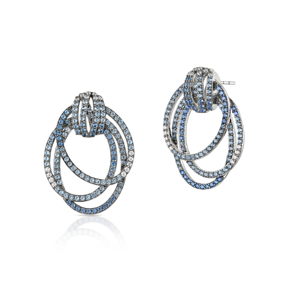 Kolczyki srebrne Preludium