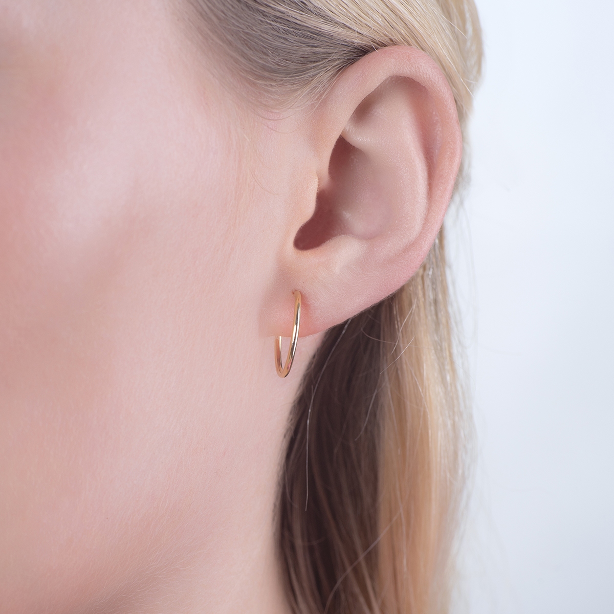 Kolczyki złote koła