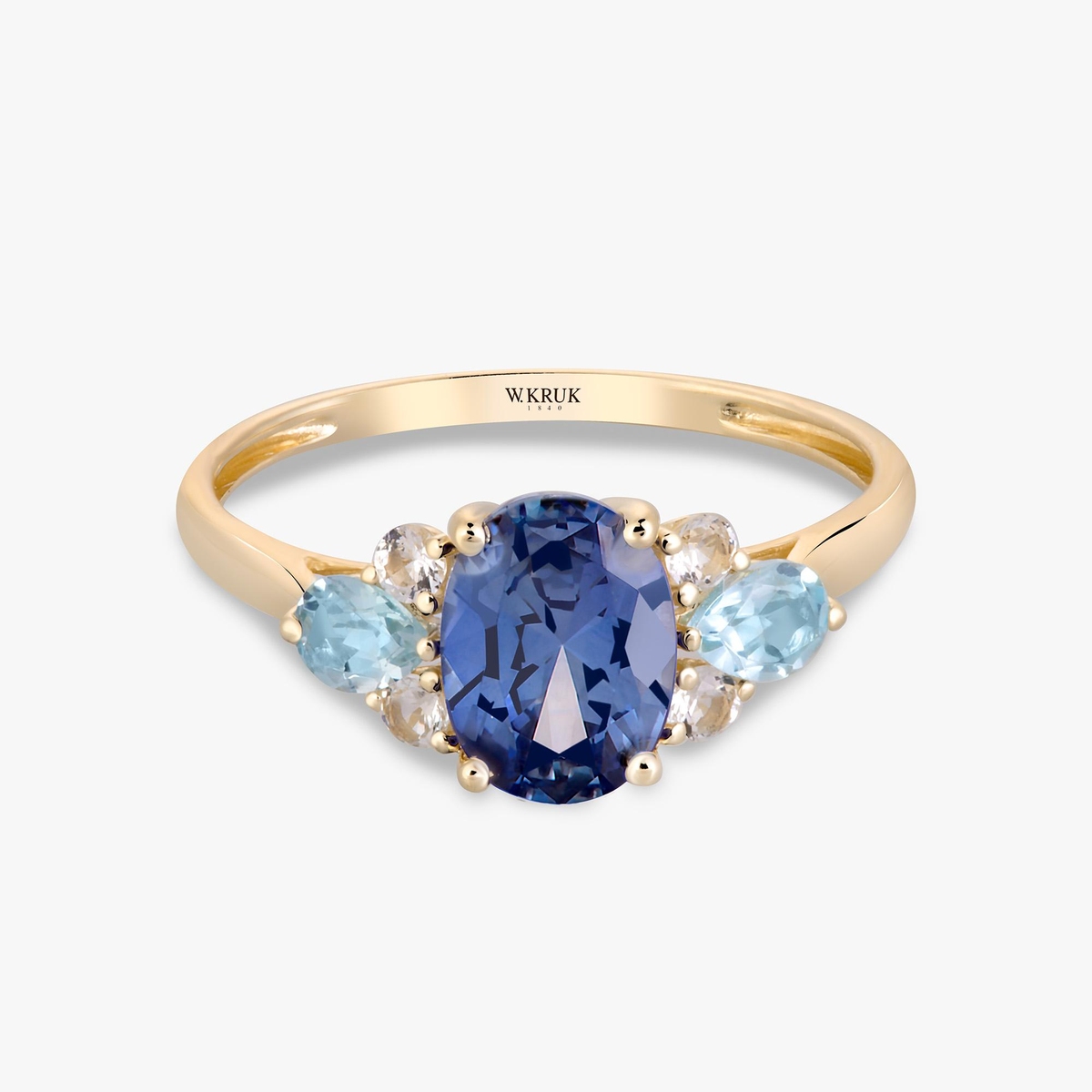 Pierścionek złoty Maria Antonina