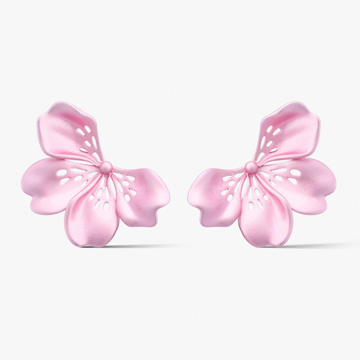 Kolczyki srebrne Kwiaty Nocy Wiśnia