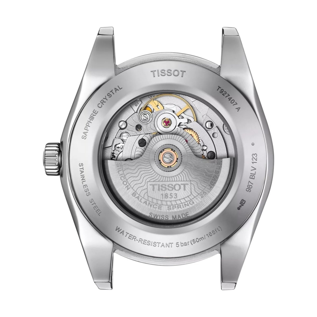 TISSOT Gentleman Powermatic 80 Silicium Solid 18K Gold Bezel