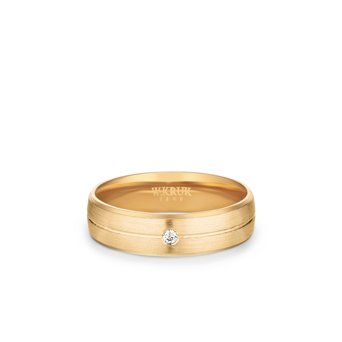 Obrączka złota ROSSA damska