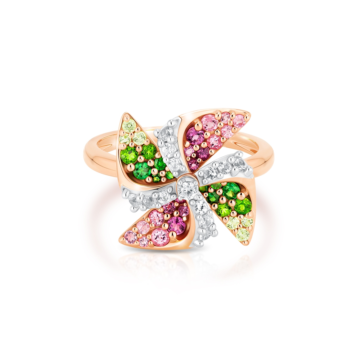 Pierścionek złoty Lunapark