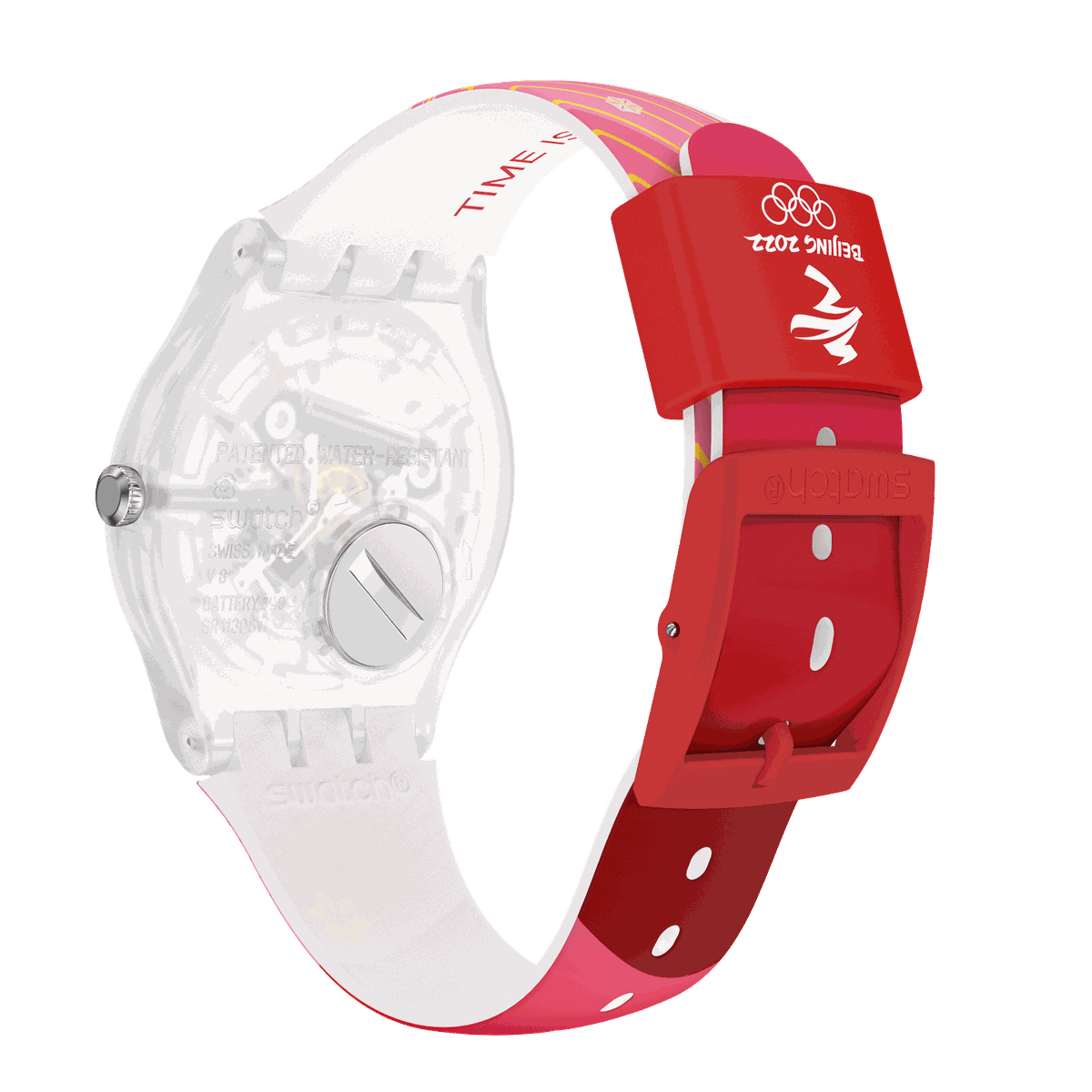 ZEGAREK SWATCH RED RIVERS AND MOUNTAINS