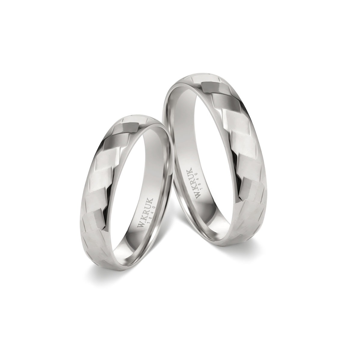 Komplet obrączek złotych SHINY