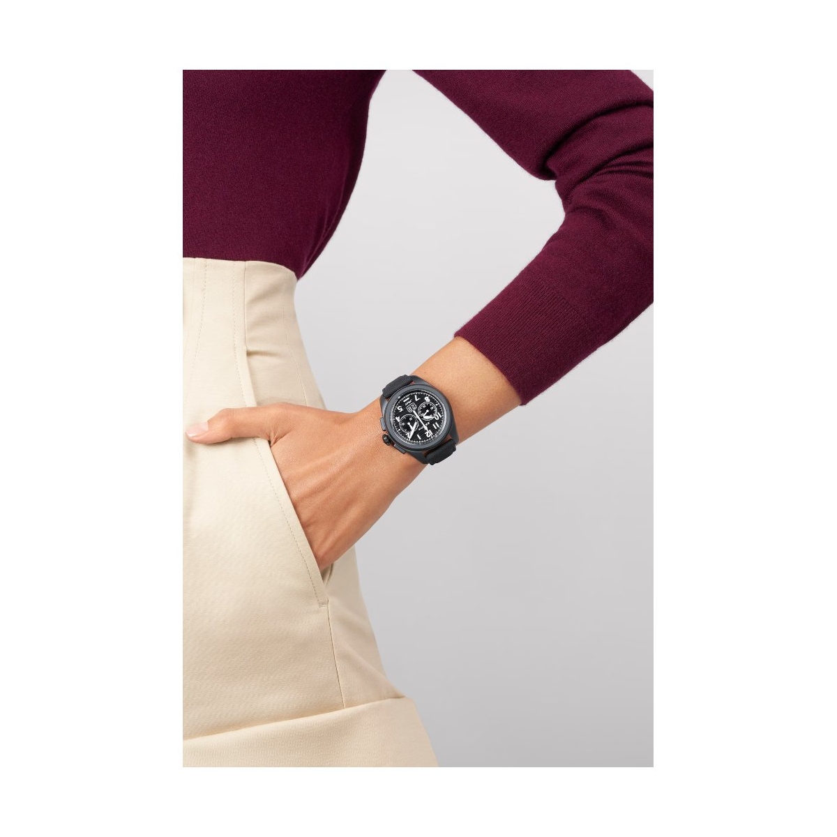 ZEGAREK ZENITH PILOT BIG DATE FLYBACK CHRONOGRAPH