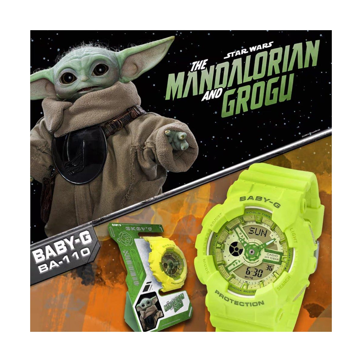 ZEGAREK G-SHOCK BABY-G BA-110 SERIES X STAR WARS