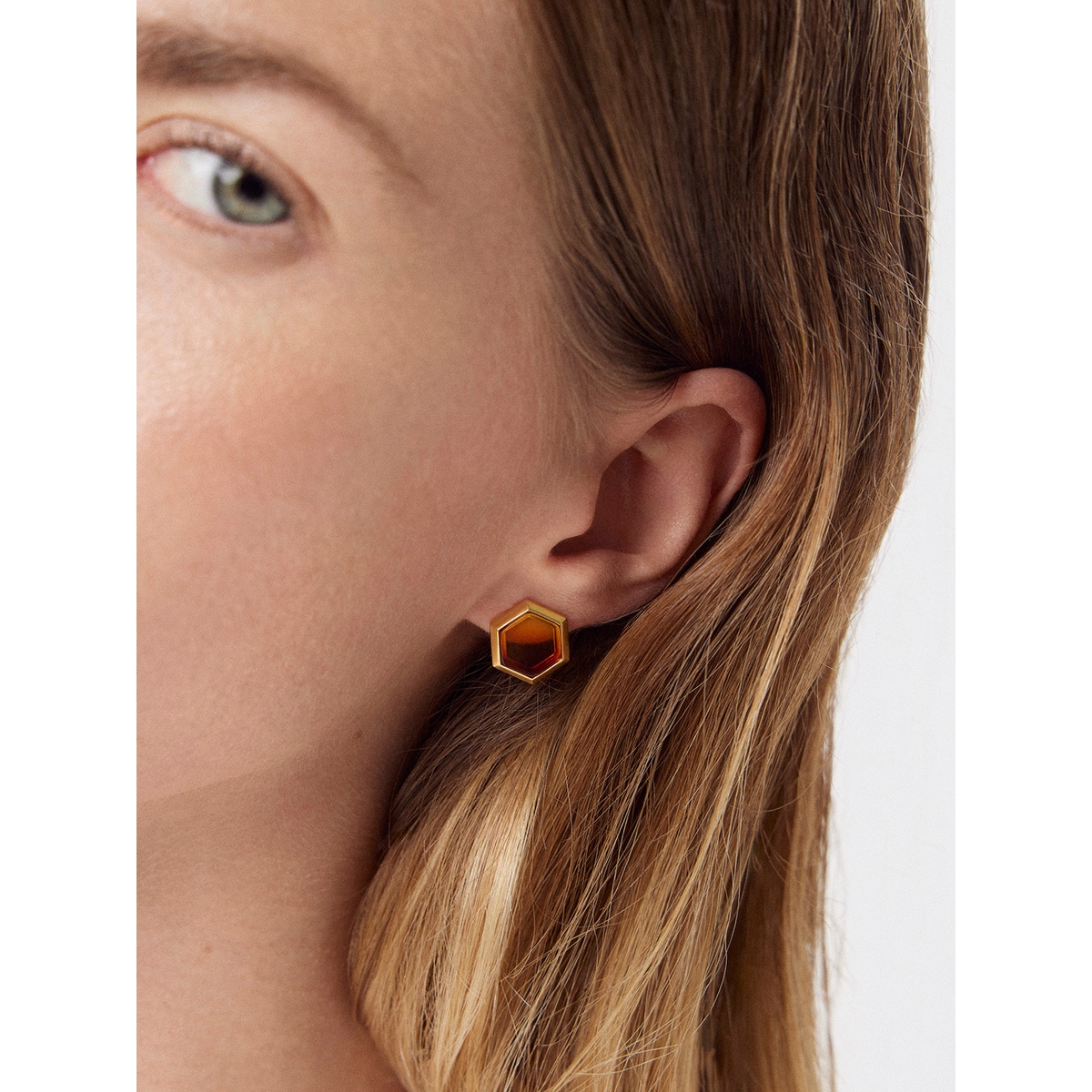 Kolczyki srebrne z bursztynem Miodowa