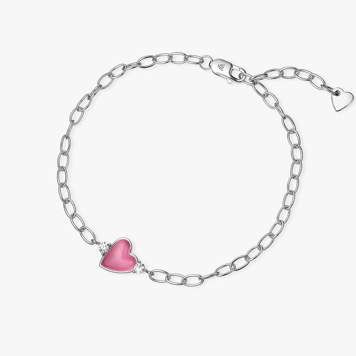 Bransoleta srebrna Czułość