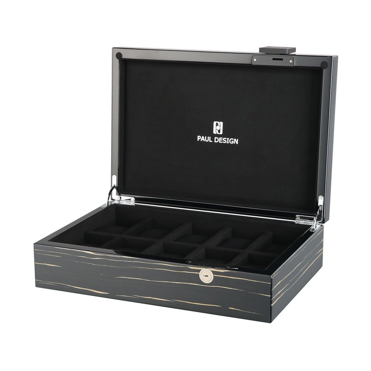 PUDEŁKO PAUL DESIGN COLLECTOR 10 CASE BLACK SHADOW