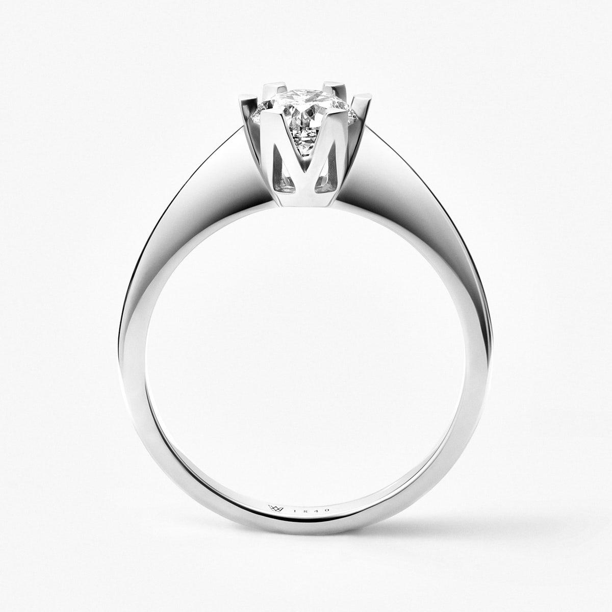 Pierścionek zaręczynowy złoty Jedyny