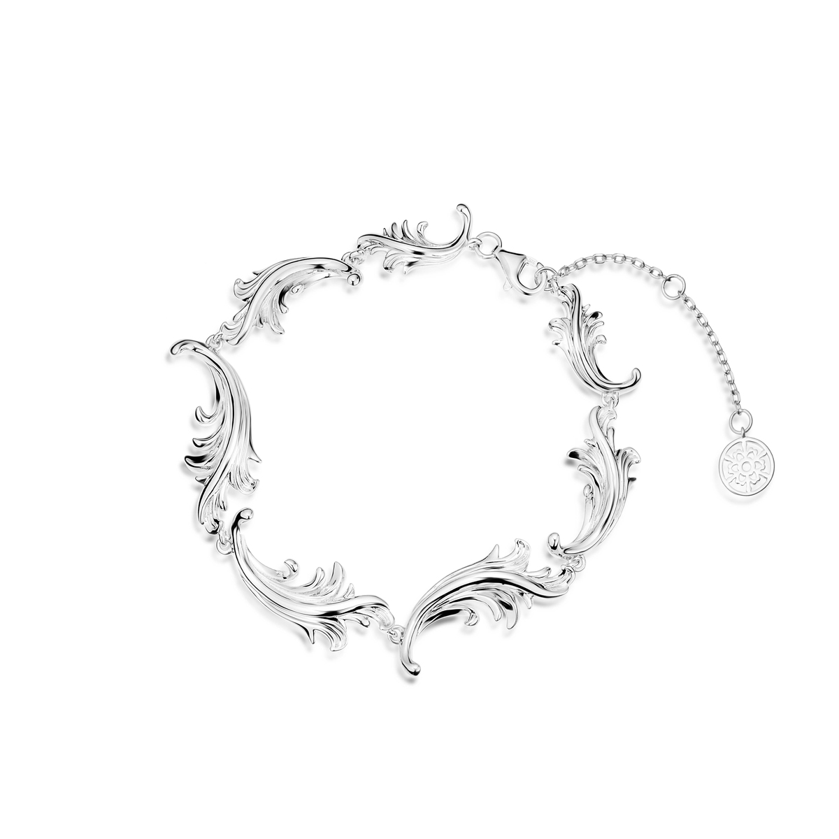 Bransoleta srebrna Baśniowa