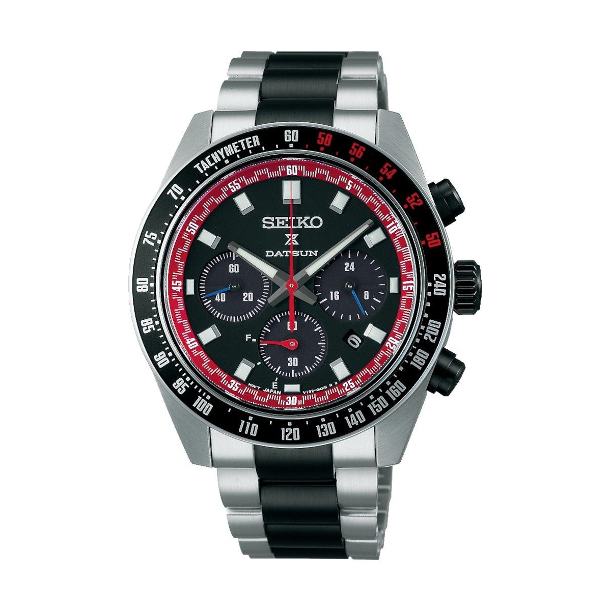 ZEGAREK SEIKO PROSPEX SPEEDTIMER SOLAR CHRONOGRAPH X DATSUN LIMITED EDITION