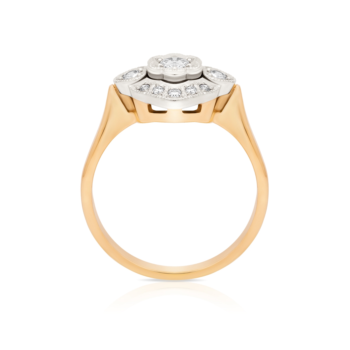 Pierścionek złoty W.KRUK