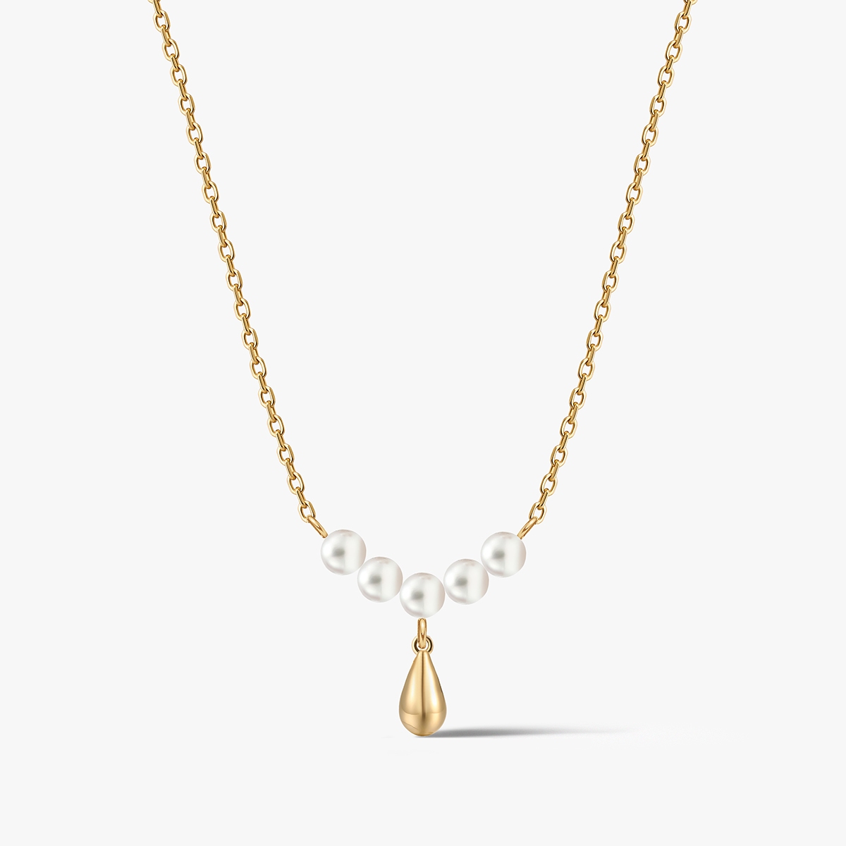 Naszyjnik srebrny z perłami