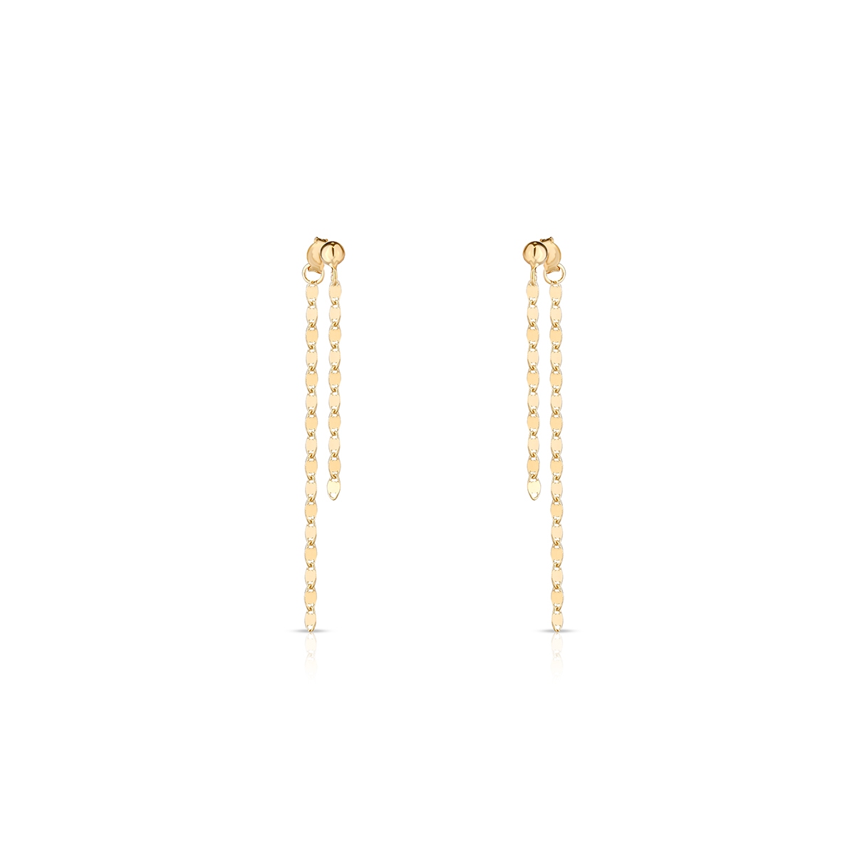 Kolczyki srebrne pozłacane