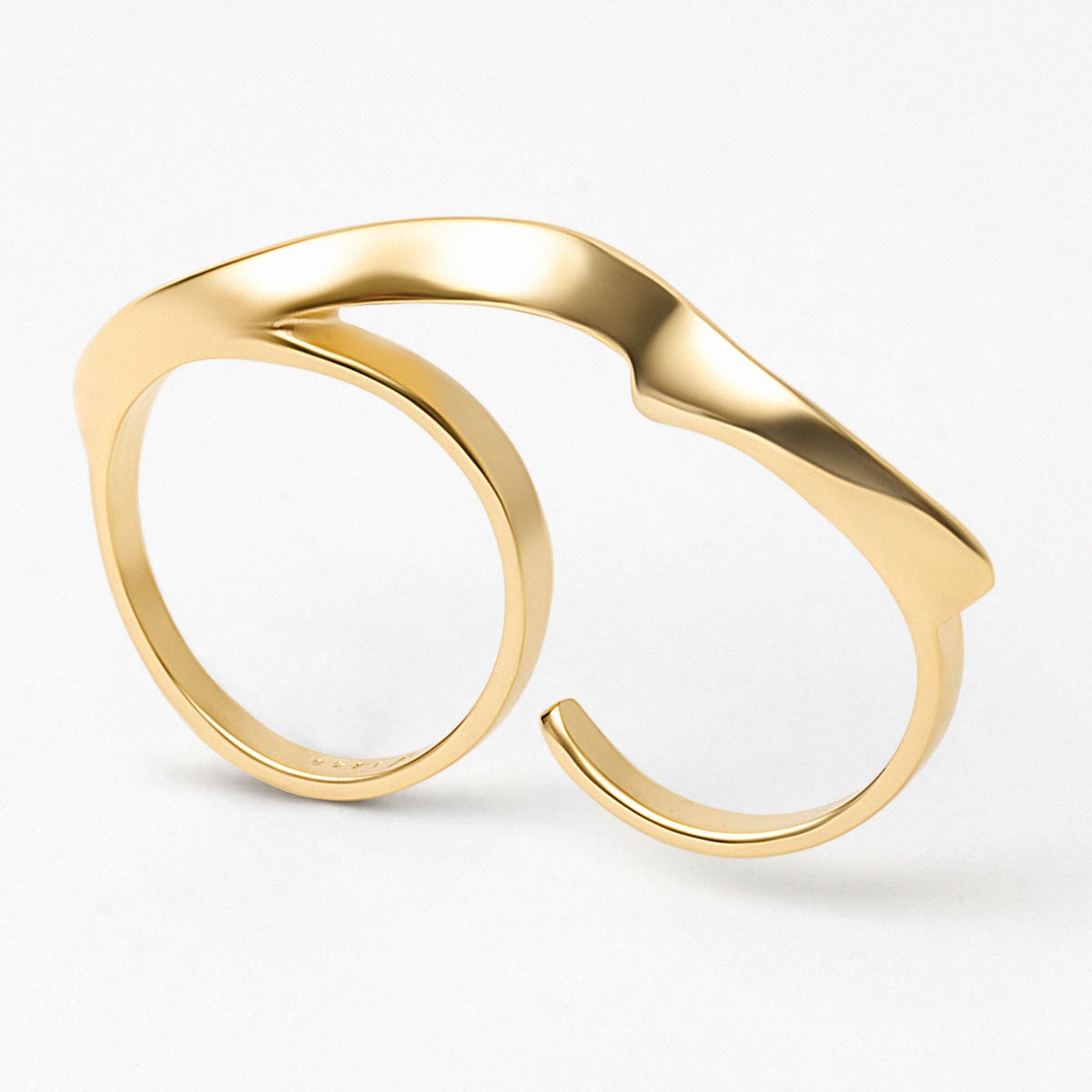 Pierścionek srebrny Follow