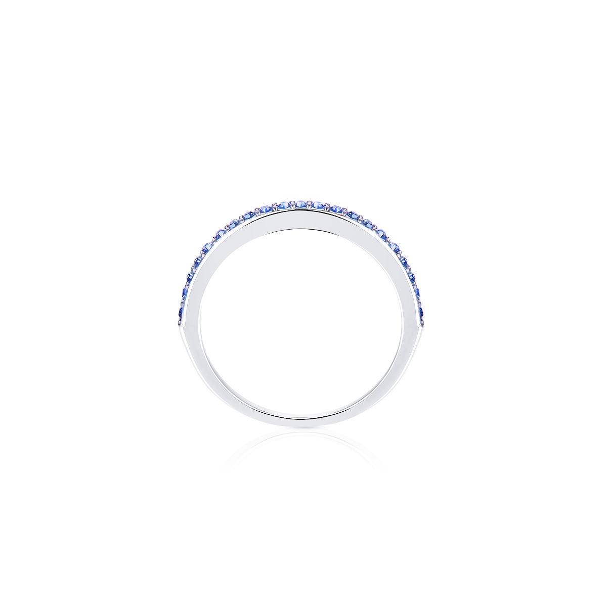 Pierścionek srebrny z Kryształami Swarovskiego