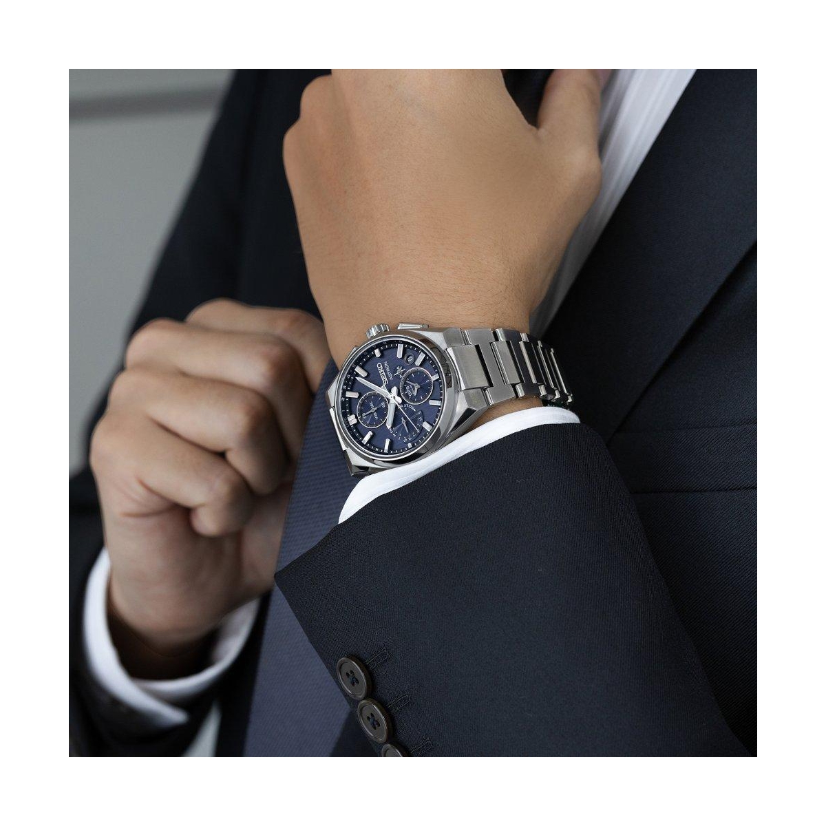 ZEGAREK SEIKO ASTRON GPS SOLAR 5X DUAL-TIME CHRONOGRAPH