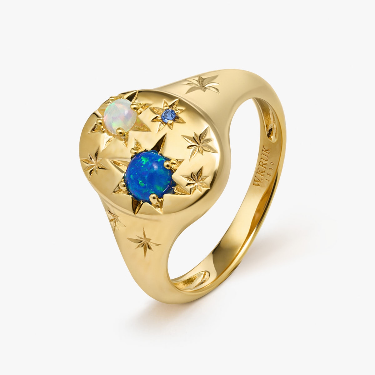 Pierścionek srebrny Alchemia