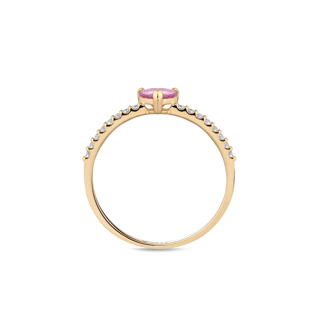 Pierścionek złoty Lollipop