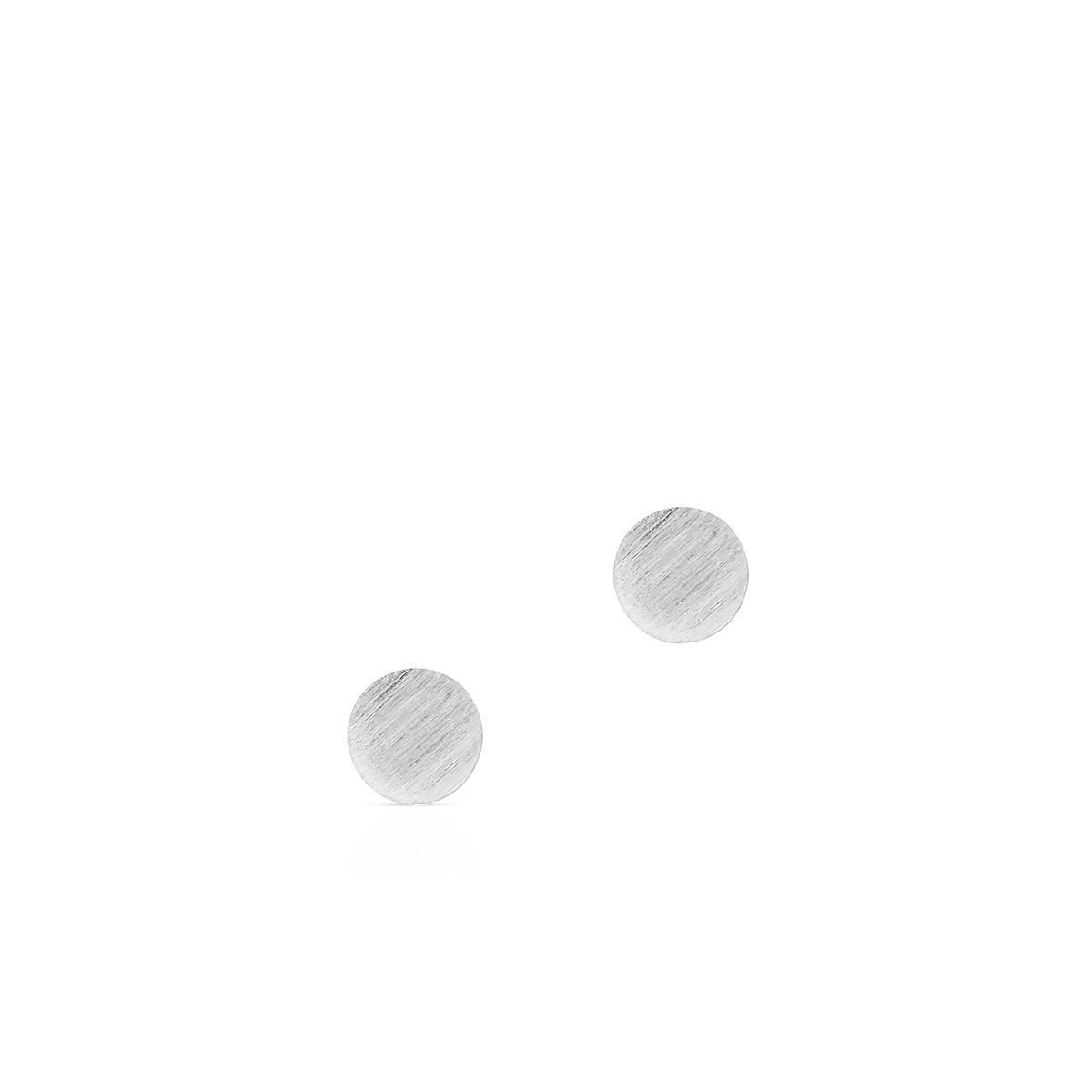 Kolczyki srebrne okrągłe