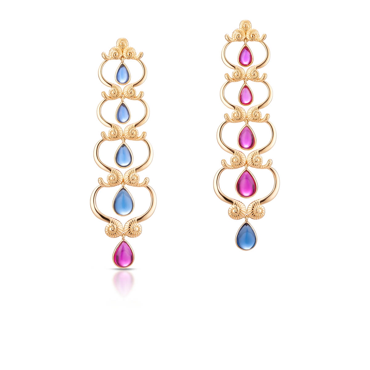 Kolczyki srebrne Imaginarium