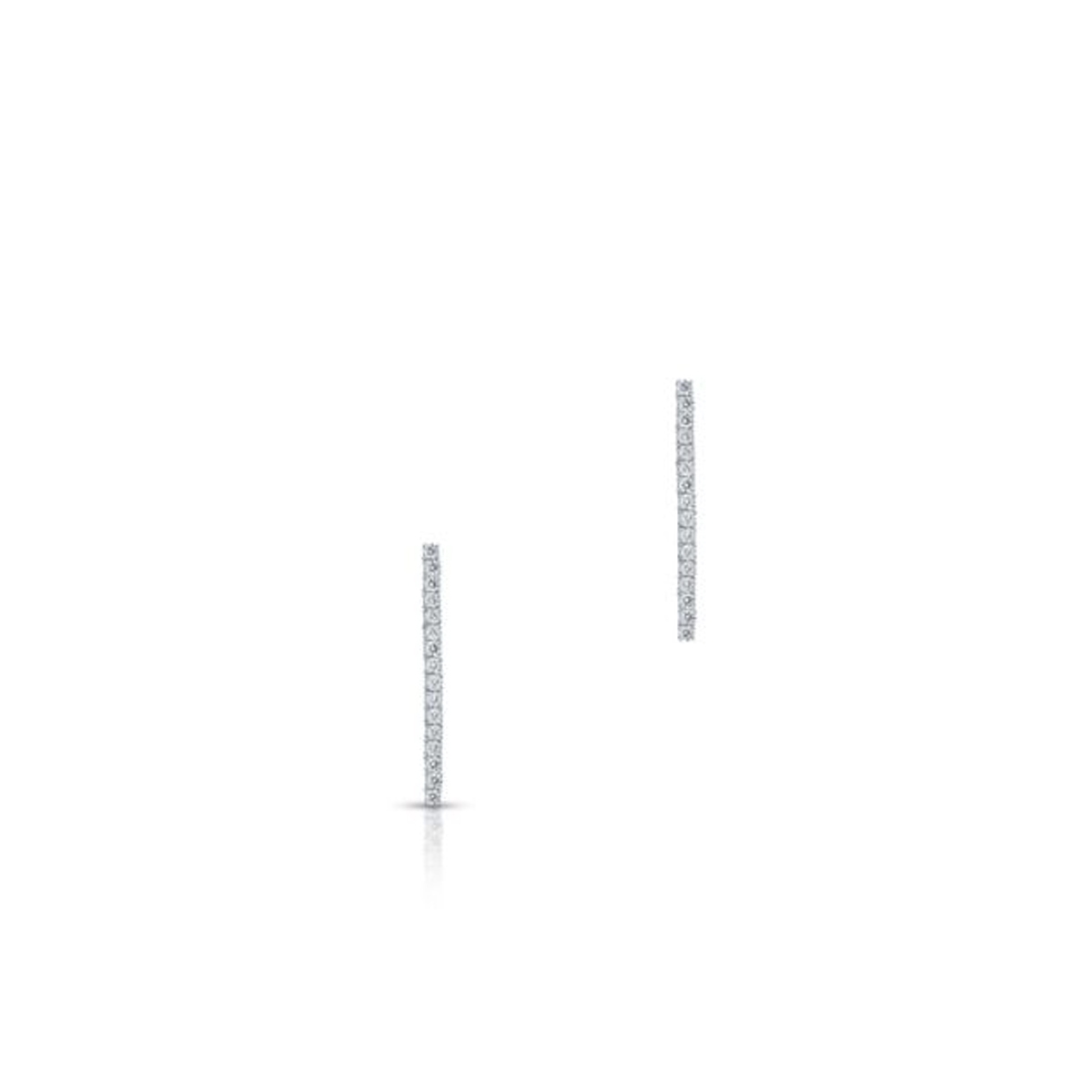 Kolczyki białe złoto z brylantami