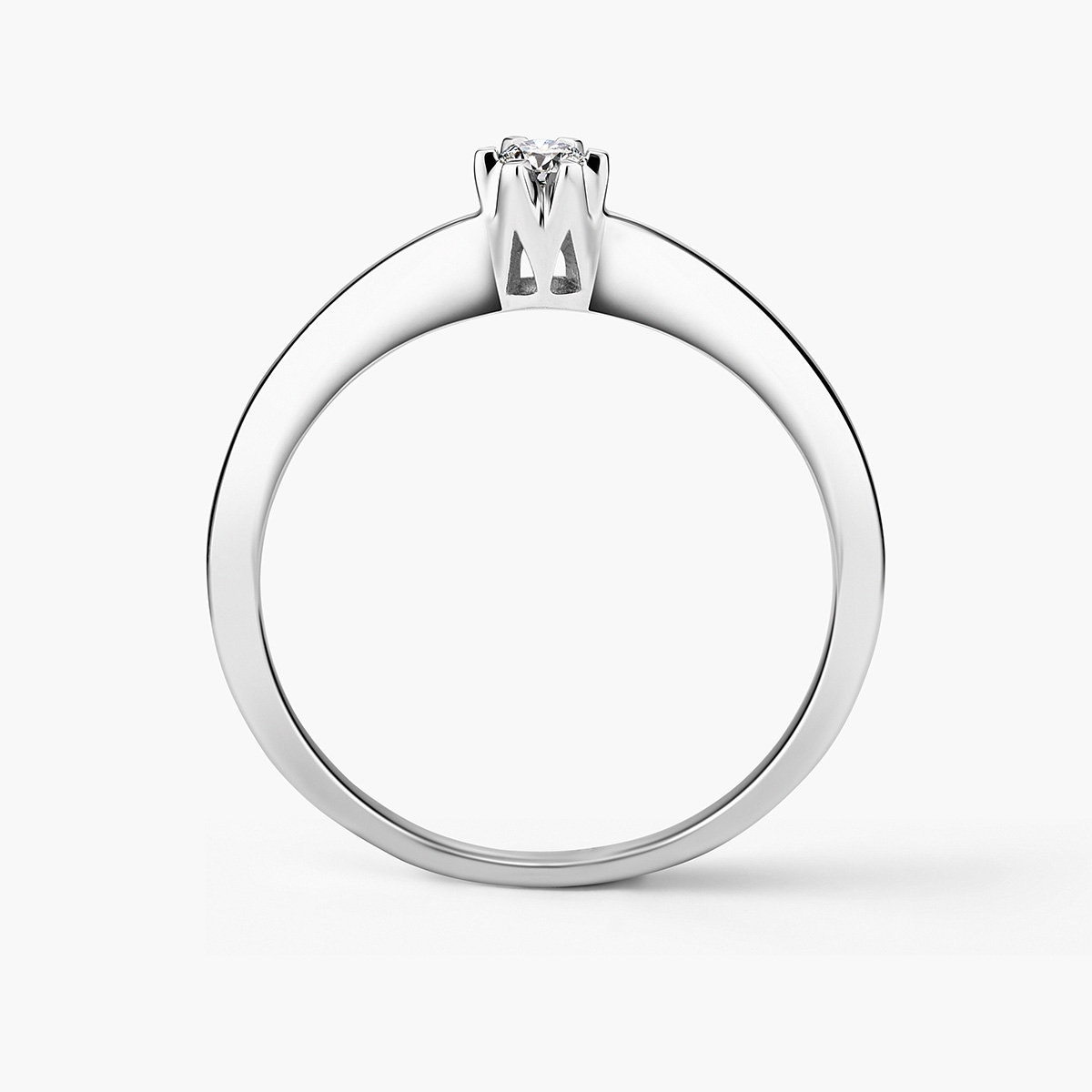 Pierścionek zaręczynowy złoty Jedyny