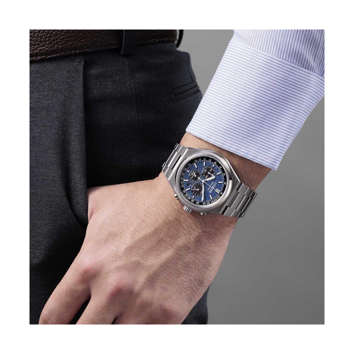 ZEGAREK CITIZEN SUPER TITANIUM ZENSHIN CHRONOGRAPH