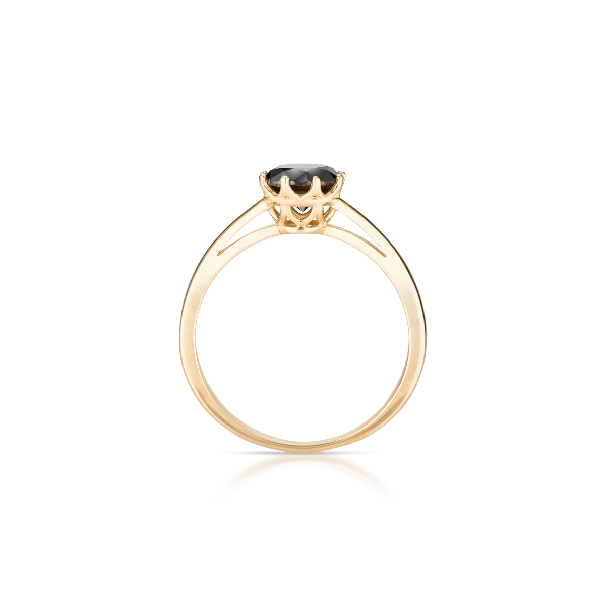 Pierścionek zaręczynowy złoty Tajemniczy