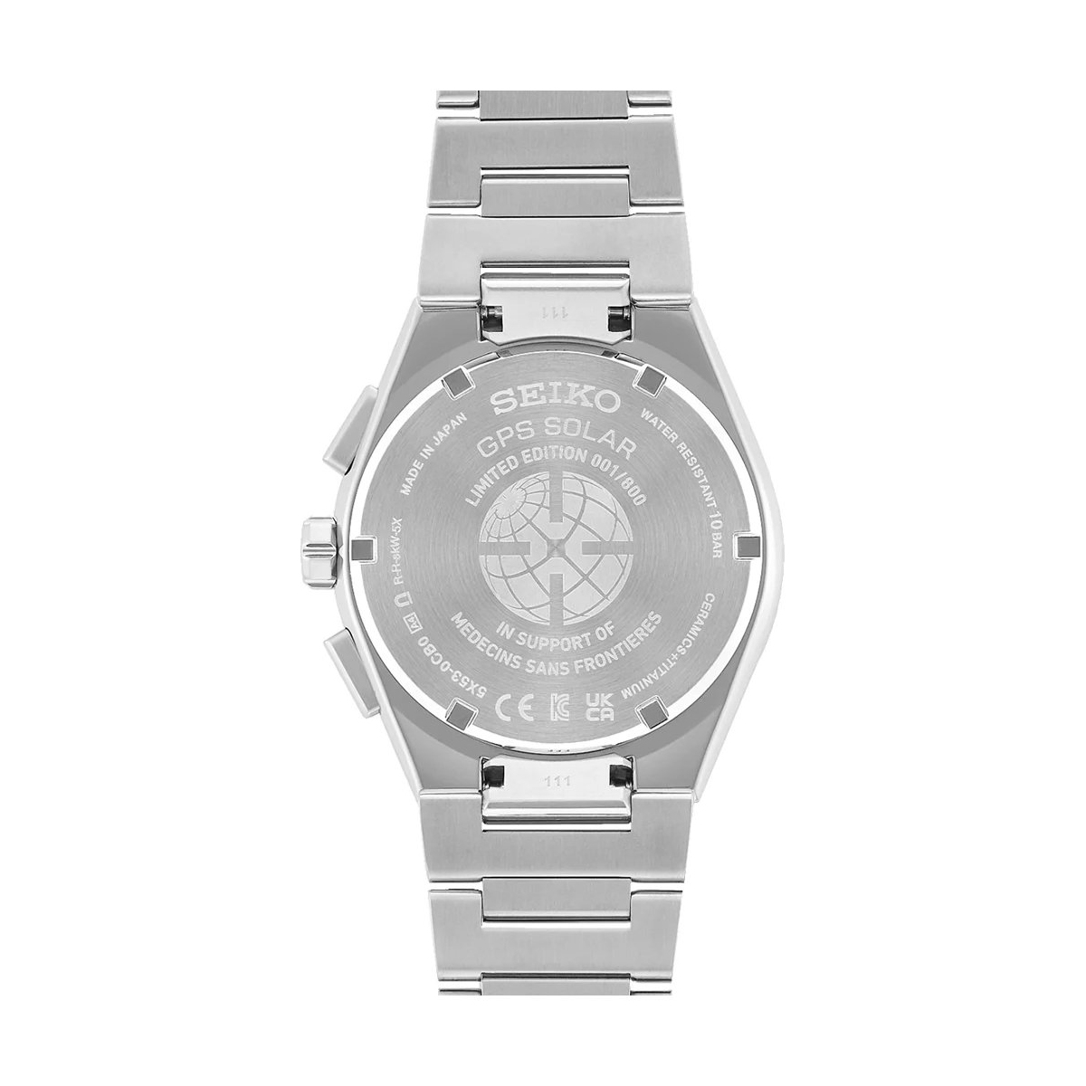 ZEGAREK SEIKO ASTRON X MEDECINS SANS FRONTIERES GPS SOLAR CHRONOGRAPH LIMITED EDITION