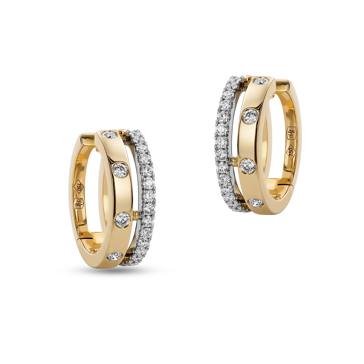 Kolczyki złote Hulchi Belluni