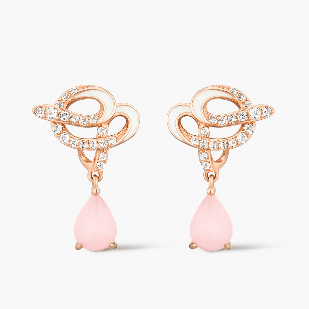 Kolczyki złote Balerina