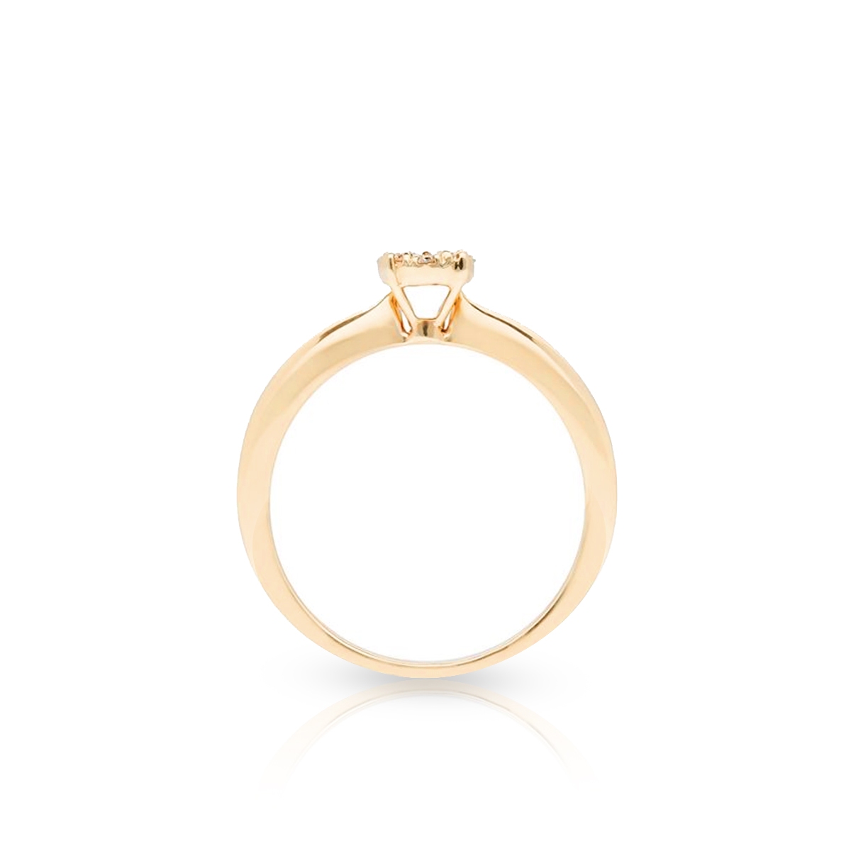 Pierścionek zaręczynowy złoty W.KRUK