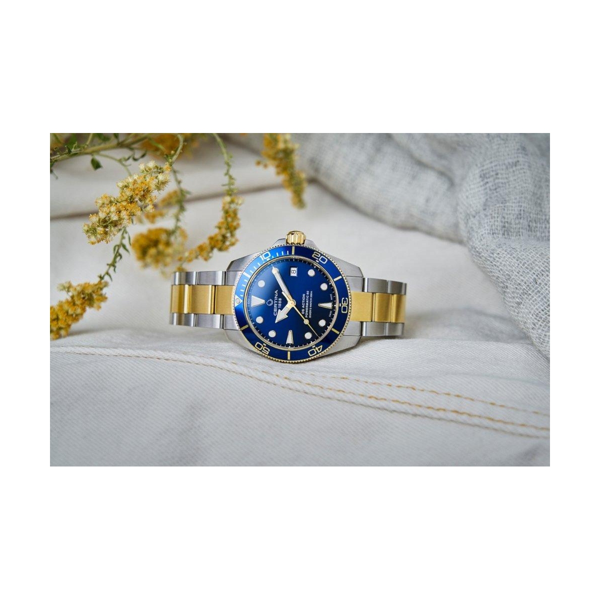 ZEGAREK CERTINA DS ACTION DIVER 38MM POWERMATIC 80 SEA TURTLE CONSERVANCY SPECIAL EDITION