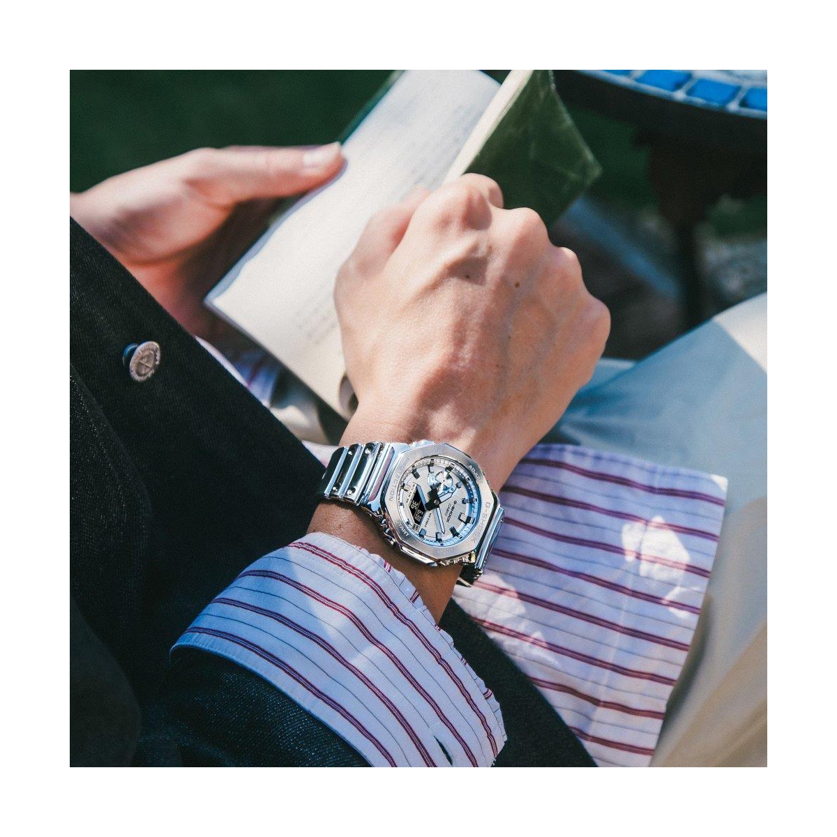 ZEGAREK G-SHOCK G-STEEL 2100 FINE METALLIC SERIES