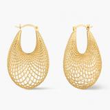 Kolczyki srebrne pozłacane