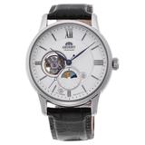 ZEGAREK ORIENT CLASSIC SUN & MOON OPEN HEART